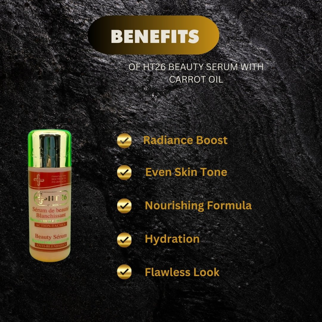 HT26 Carrot Infused Beauty Serum 150ml – Smooth & Radiant Look - OUMY